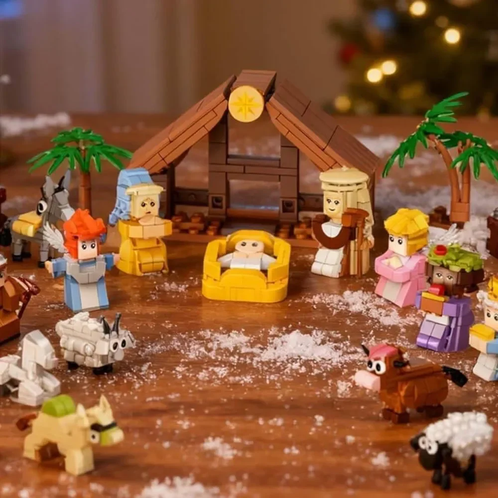 Nativity Building Blocks Advent Calendar, 24 Days of Nativity. New in Box!